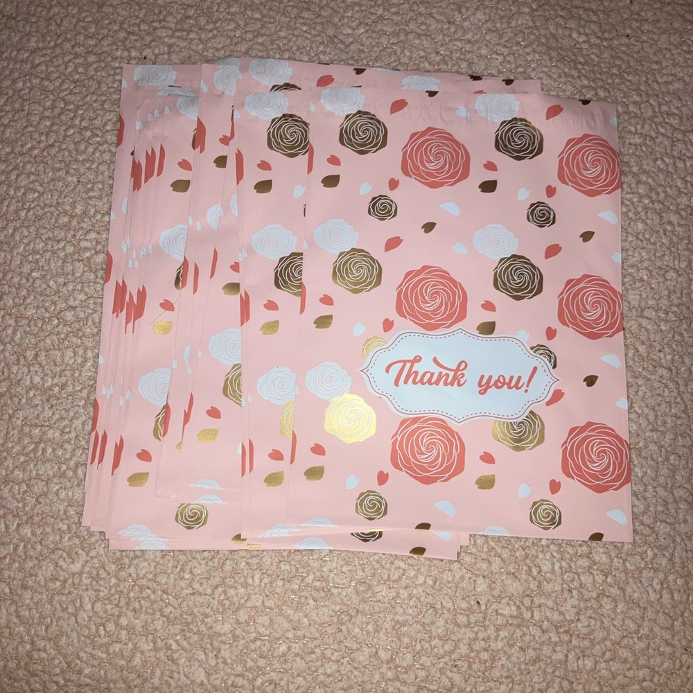 (20) 10x13 ROSE GOLD POLY MAILERS